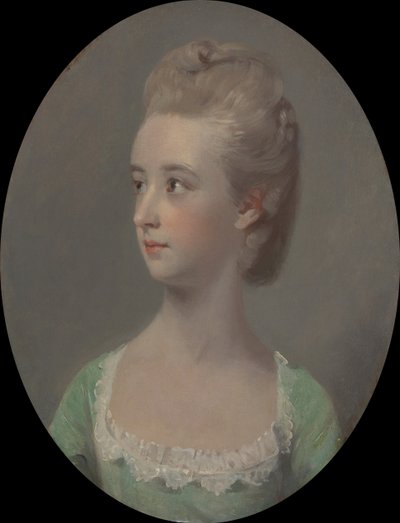 Portrait of a Young Woman, Possibly Miss Nettlethorpe by Henry Walton
